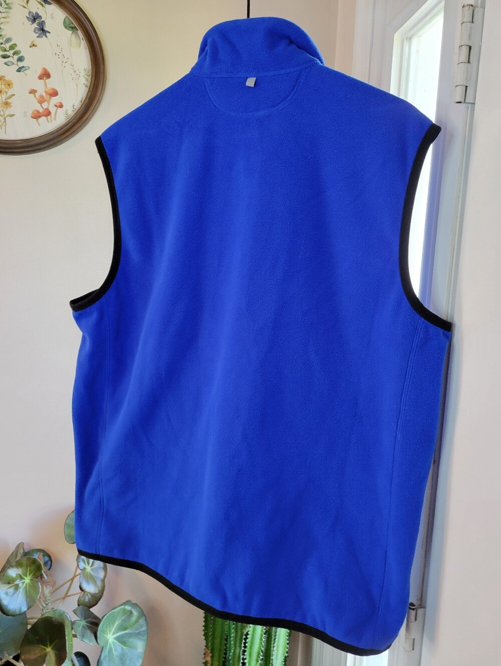 Polo Ralph Lauren Performance Blue Fleece Zip Up Vest, Size Mens Large - Picture 3 of 6